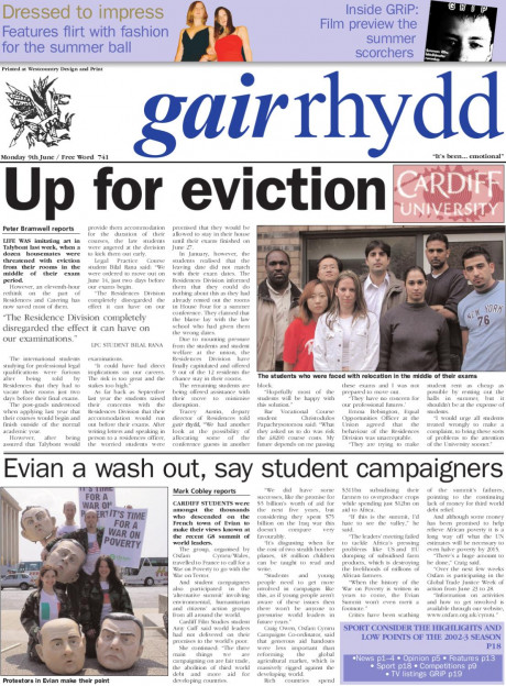 Gair Rhydd Issue 741 By Cardiff Media