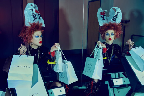 Nyc Bag Lady Shopaholic Chic Pawn Shop Punk Style Fashion Editorial With Lindsay