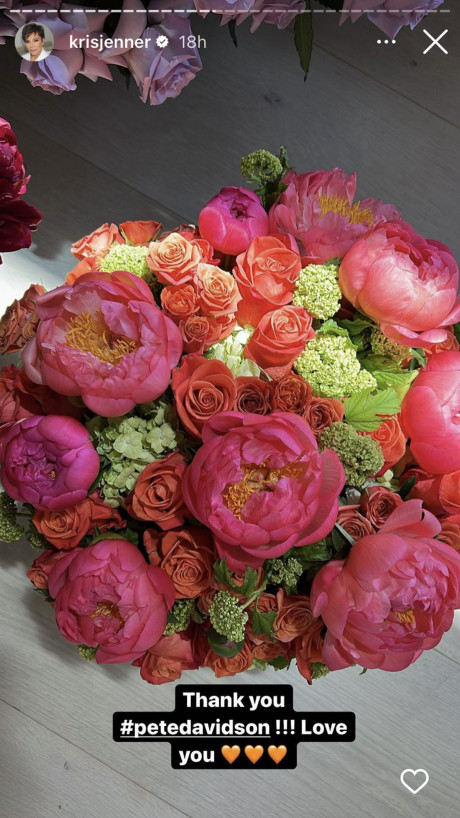 Pete Davidson Sent Kris Jenner Flowers For Mother S Day And So Did Tristan Celebritytalker