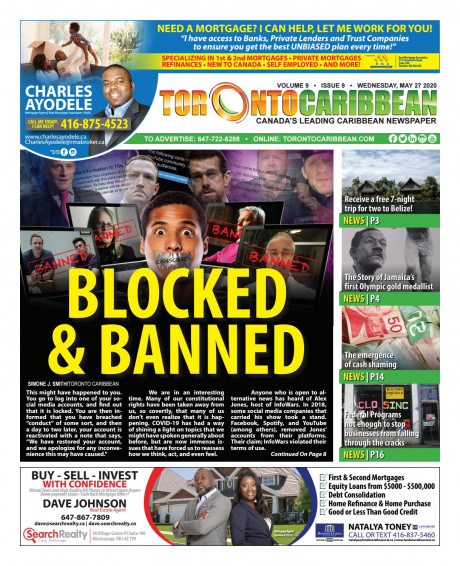 Blocked Banned 052720 By Toronto Newspaper