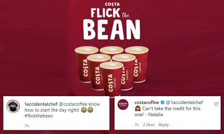 Costa Coffee Customers Are Shocked By Very Rude Advert That Urges Students To Flick The Bean Mail