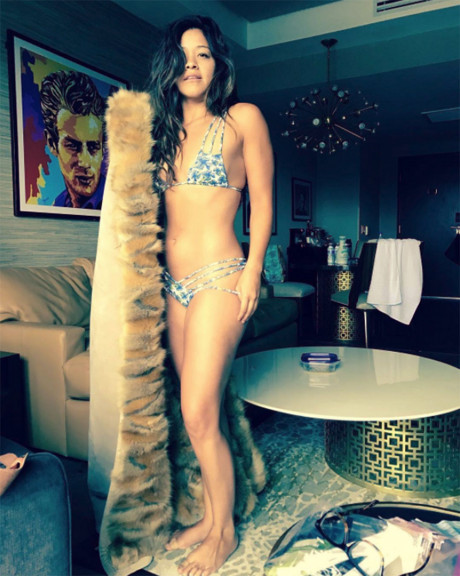Gina Rodriguez Wishes Herself A Happy Birthday With A Glam Bikini People