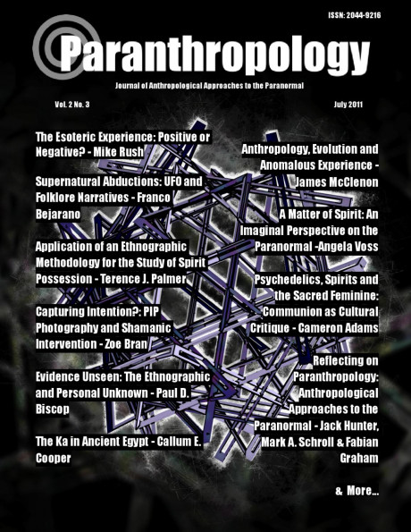 Paranthropology Journal Of Anthropological Approaches To The Paranormal Vol 2 No 3 By Hunter