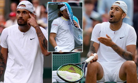 Nick Kyrgios Is Called A Bully And Evil By Stefanos Tsitsipas Mail