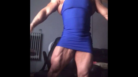 Lisa Cross Works Out And Flexes Erotic