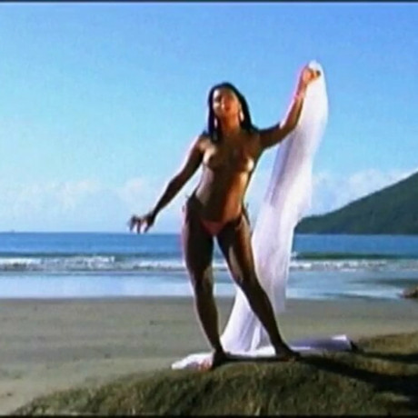 Ju Pantera Masturbates Alone On The Fantasy Beach